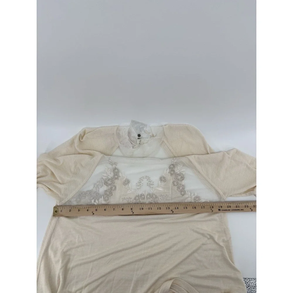 NWT Free People SAHELI Top Sz L Embroidered Boho Festival Coquette MSRP $88